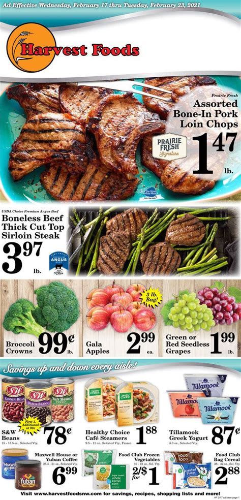 Welcome to the official website of Harvest Foods See our weekly ad, browse delicious recipes, or check out our many programs. . Harvest fare weekly ad